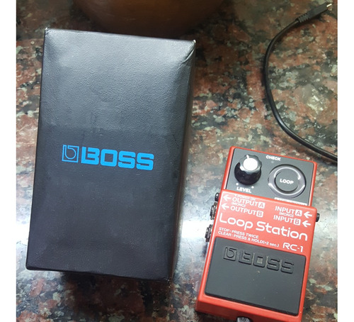 Pedal De Efecto Boss Loop Station Rc-1  Rojo