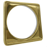 Caixilho Dourado 15x15 Porta Grelha Suporte Quadrado Inox304