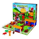 Brinquedo Montar Fazendinha Animal Bichinho Fazenda Completa