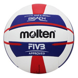 Balón Voleibol V5b5000 Molten Color Azul/rojo