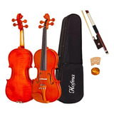 Violino Hofma By Eagle Hve241 4/4 + Estojo + Arco + Breu Cor Natural