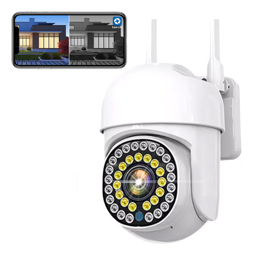 Cámara De Seguridad Wifi Hd 1080p Visión Nocturna Alarma Ip