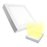 Panel Led 6w Cuadrado Sobreponer Luz Calida Certificado