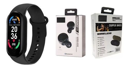 Reloj Smart Watch M6 Smartband Con Auriculares Bluetooth 