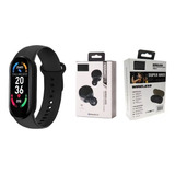 Reloj Smart Watch M6 Smartband Con Auriculares Bluetooth 