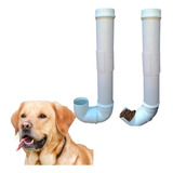 Comedouro/bebedouro Alto Automático P/ Cachorros E Gatos Pvc