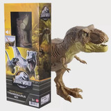 Boneco Jurassic World T-rex 30cm Com Sons - Mattel