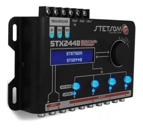 Processador De Áudio Digital Equalizado Stx2448 Stetsom Fret