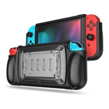 Case Capa Tpu Grip Ergonômico Joycon Switch + Case De Jogos!