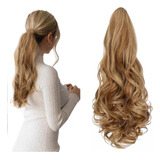 Coletas Cola Cabello Natural Extensiones Postizos Con Clip