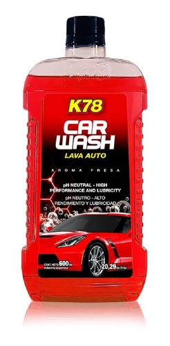 Shampoo Ph Neutro Car Wash K78 - Aromatizado - 