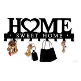 Porta Llaves Llavero Pared Metal - Sweet Home - Decometal Gv