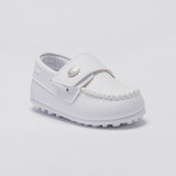 Mocassim Infantil Menino Sapato Batizado Branco 