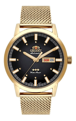 Relógio Orient Masculino Automático Dourado 469gp085f P1kx