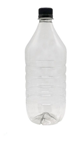 Envase Plastico Botella 1lt Con Tapa Plastica X20 