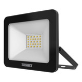 Refletor Led Tr Slim Luz Verde 50w Bivolt Preto Taschibra