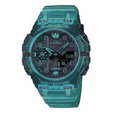 Reloj Casio G-shock Ga-b001g-2adr Color De La Correa Turquesa Color Del Bisel Turquesa Color Del Fondo Gris