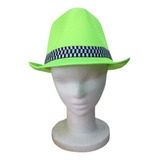 Sombrero Tanguero Pastel X 1 Gorro Guapo Panama Cowboy Color Verde
