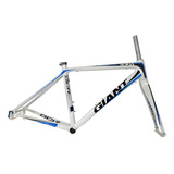 Quadro Speed Giant Barato Alumínio Scr 0 Branco E Azul