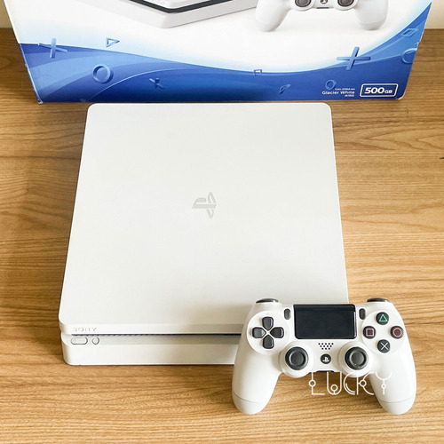 Ps4 Slim Branco Sony 500gb Playstation 4 White