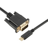 Cable Tipo C A Vga Accesorio De Computadora De 1.8m Fácil