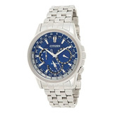 Citizen World Time Chronograph Blue Dial Men's Watch Bu2021-