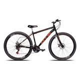 Mountain Bike Gts Feel Iron Aro 29 17 21v Freios De Disco Mecânico Cor Preto/laranja