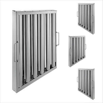 4 Filtro Para Campana 100% Acero Inoxidable | MercadoLibre
