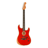 Violão Fender American Acoustasonic Stratocaster Dakota Red