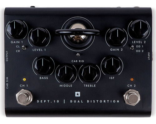 Blackstar Dept10 Dual Distortion Pedal Valvular Usb Fx