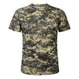 Military Tactical Men Shirt Camouflage Army T Short Shirt