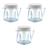 3 Mini Vaso De Plástico Genérico Compatible Con Oster