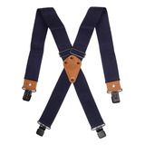 Dickies Men's X-back Suspenders, Clip Closure, Resistant Aa