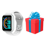 Smartwatch Reloj Inteligente D20 Gris + Regalo Sorpresa!