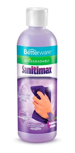 Sanitizador Sanitimax Desinfectante Biodegradable 250 Ml