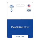 Playstation Psn Gift Card 50 Usd - Solo Eeuu