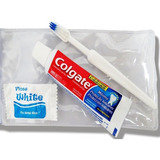 Kit Viagem Colgate Escova Creme Dental E Fio 40 Cm C/50 Uni