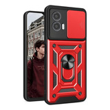 Funda Estuche Slider Con Anillo Compatible Motorola G34 5g