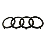 Emblema Audi Delantero Frontal Parrilla Negro 275mm Rs