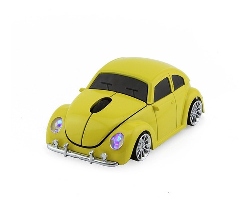 Mouse Fusca Vw Beetle 3d Usb Optical Wireless Sem Fio Novo