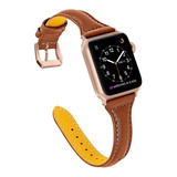 Malla Cuero Para Apple Watch  (38/40mm) Suela 