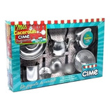 Bateria Cocina 10 Piezas Juego Mate Reposteria Cime