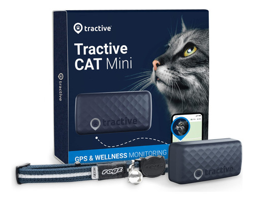 Tractive Rastreador Gps Y Monitoreo De Salud Para Gatos (6.5