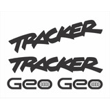Chevrolet Tracker (2piezas) Stickers / Calcas / Pegatinas