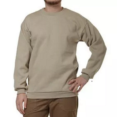 Blusa Moleton Flanelado  + Bermuda Caqui E Camiseta Basica 