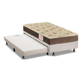 Cama Box C/aux Solteiro: Colchão Espuma Orthoflex D33 Comfor