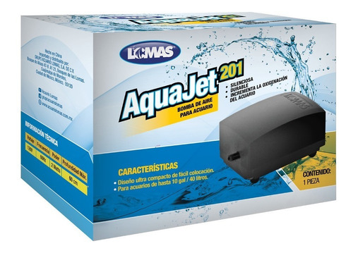 Bomba De Aire Para Acuarios Aqua-jet 201 10 Gal Lomas