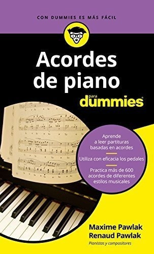 Acordes De Piano Para Dummies, De Pawlak, Maxime. Editorial Para Dummies, Tapa Blanda En Español