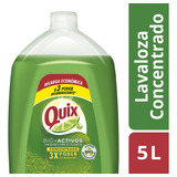 Quix Lavaloza Limón Con Bio Activos Concentrado 5l