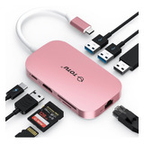 Hub Usb C, Concentrador Tipo C 9 En 1 Con Puerto Ethernet, 4